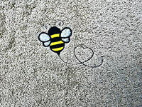 Bienen Handtuch mit Name Geschenk Kinder