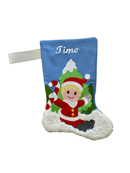 Nikolausstiefel personalisiert Geschenkbeutel Weihnachten Nikolaus 06.12.