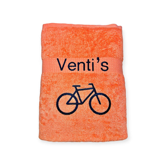 Fahrrad Handtuch mit Name Handtücher Sauna Wellness Duschtuch Sport