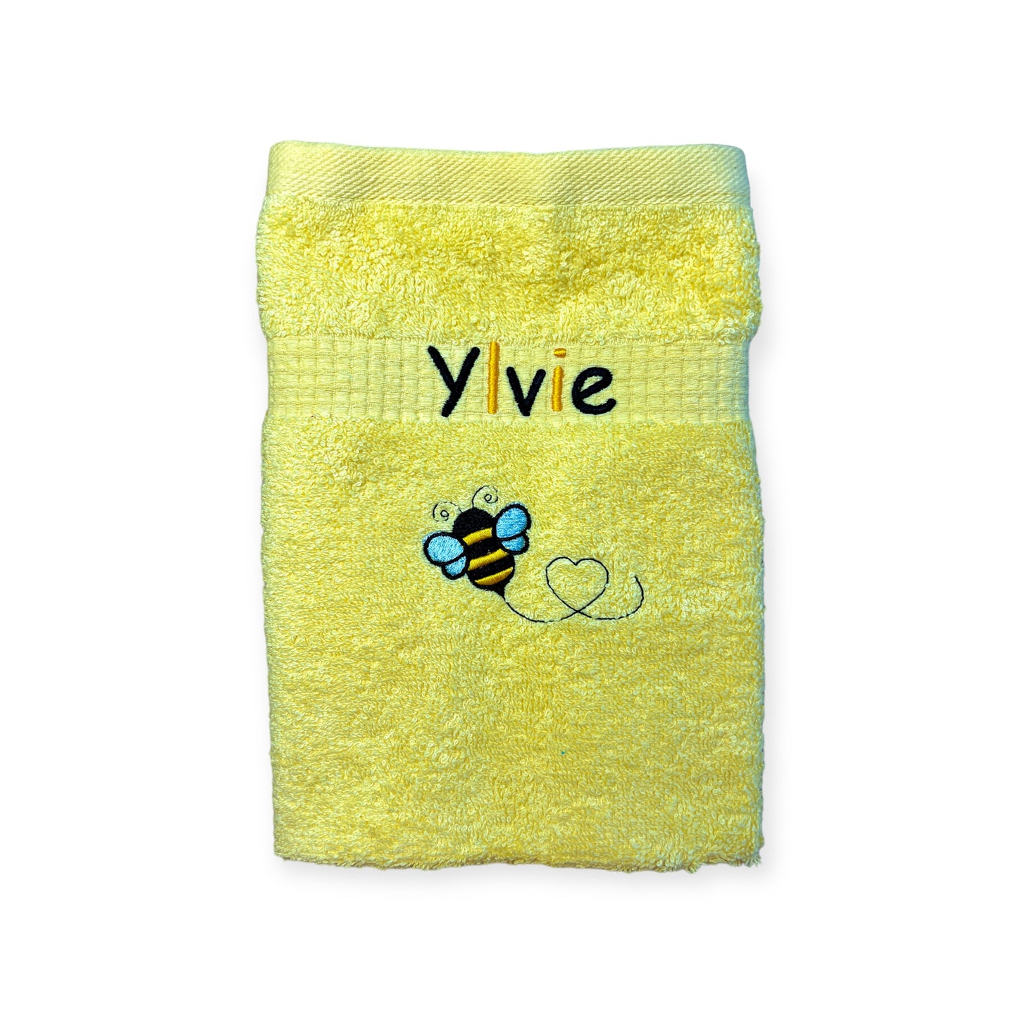 Bienen Handtuch mit Name Geschenk Kinder
