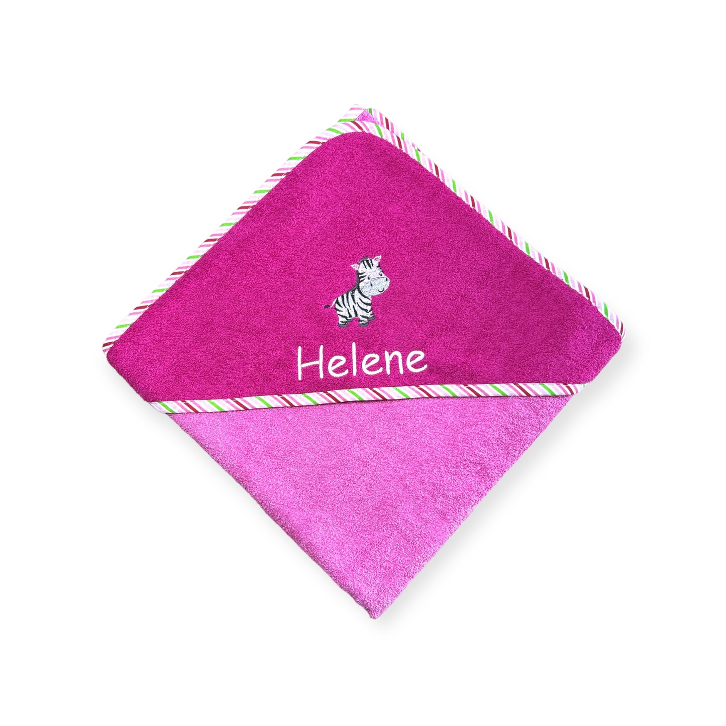 Affen Kapuzenhandtuch mit Name, schönes Geschenk für's Baby oder Kleinkind