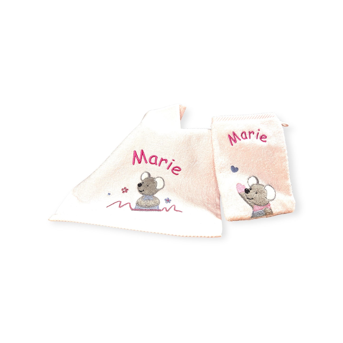 Kinderhandtuch und/ oder Waschlappen Sterntaler mit Namen personalisierbar