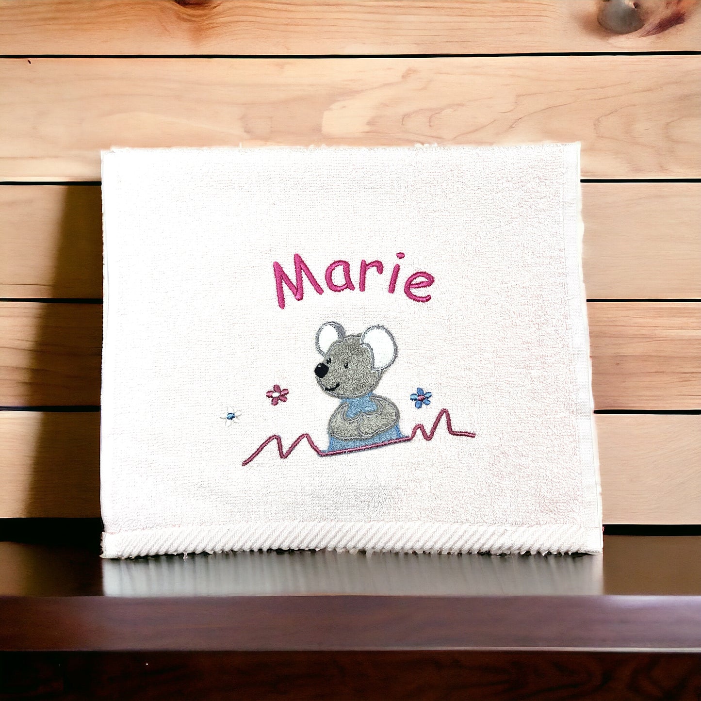 Kinderhandtuch und/ oder Waschlappen Sterntaler mit Namen personalisierbar