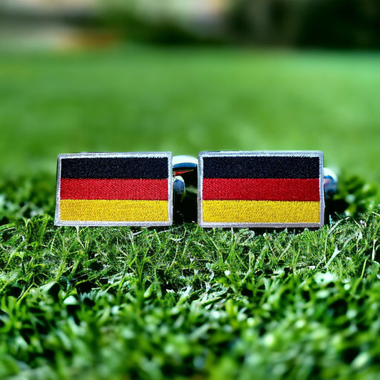 Deutschlandflagge 3x5 cm zum aufbügeln, gestickt