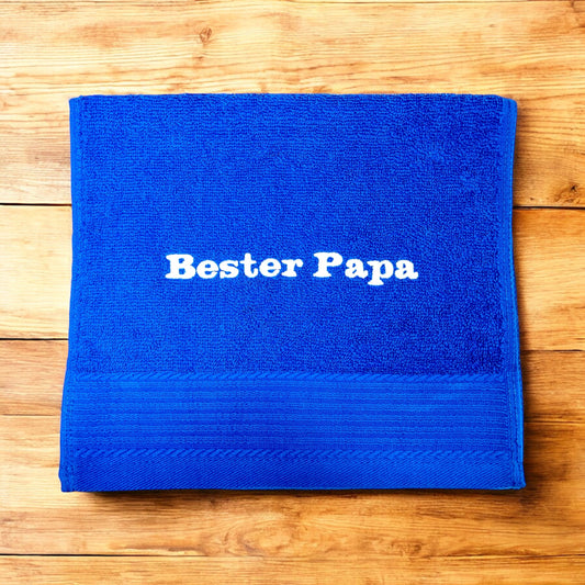 Saunahandtuch 100x180 cm mit Namen in vielen Farben großes Handtuch