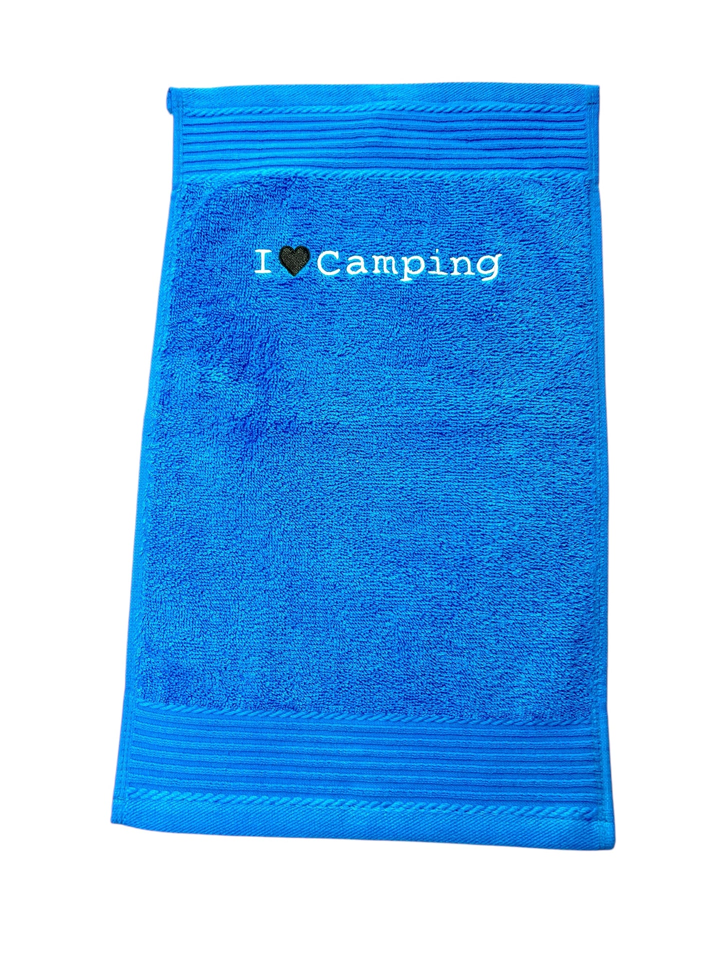 Handtuch I love Camping, Gästehandtuch, Handtuch, Sauna, Wellness, Duschtuch