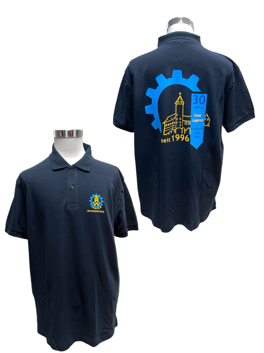 THW-Jugend Polo-Shirt Kirchheim Merch - 30 Jahre Edition