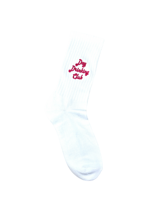 Weiße Sportsocken mit individueller Bestickung – Individuelles Geschenk, Tennissocken, Vereinssocken & Firmensocken