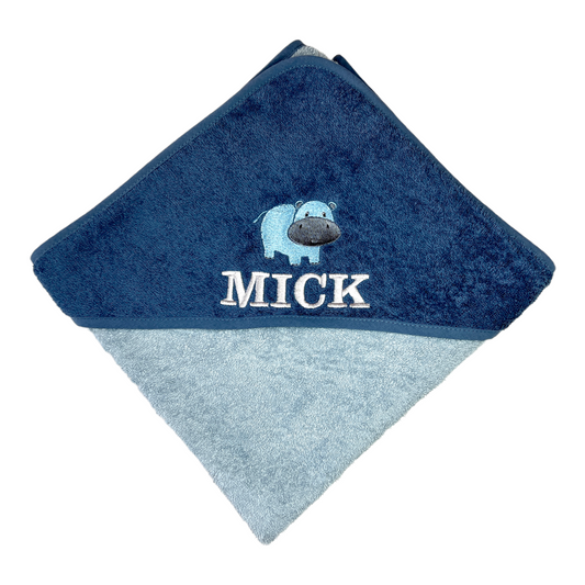 Zebra Kapuzenhandtuch mit Name, schönes Geschenk für's Baby oder Kleinkind