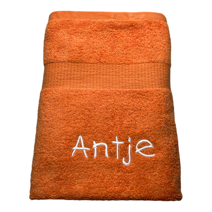 Handtuch mit Namen bestickt nach Wunsch Handtuch Sauna Wellness Duschtuch baden