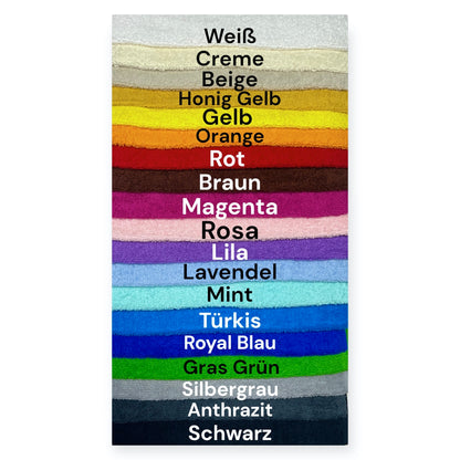 Panther Handtuch mit Name, Handtuch, Sauna, Wellness, Duschtuch, Geschenk