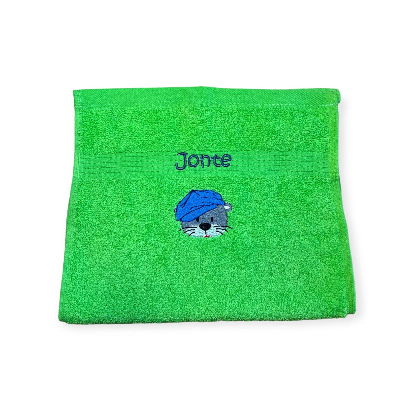 Kinder Handtuch mit Name und Motiv 30x50 cm Kita Kindergarten oder für Unterwegs