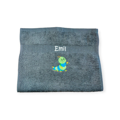Kinder Handtuch mit Name und Motiv 30x50 cm Kita Kindergarten oder für Unterwegs