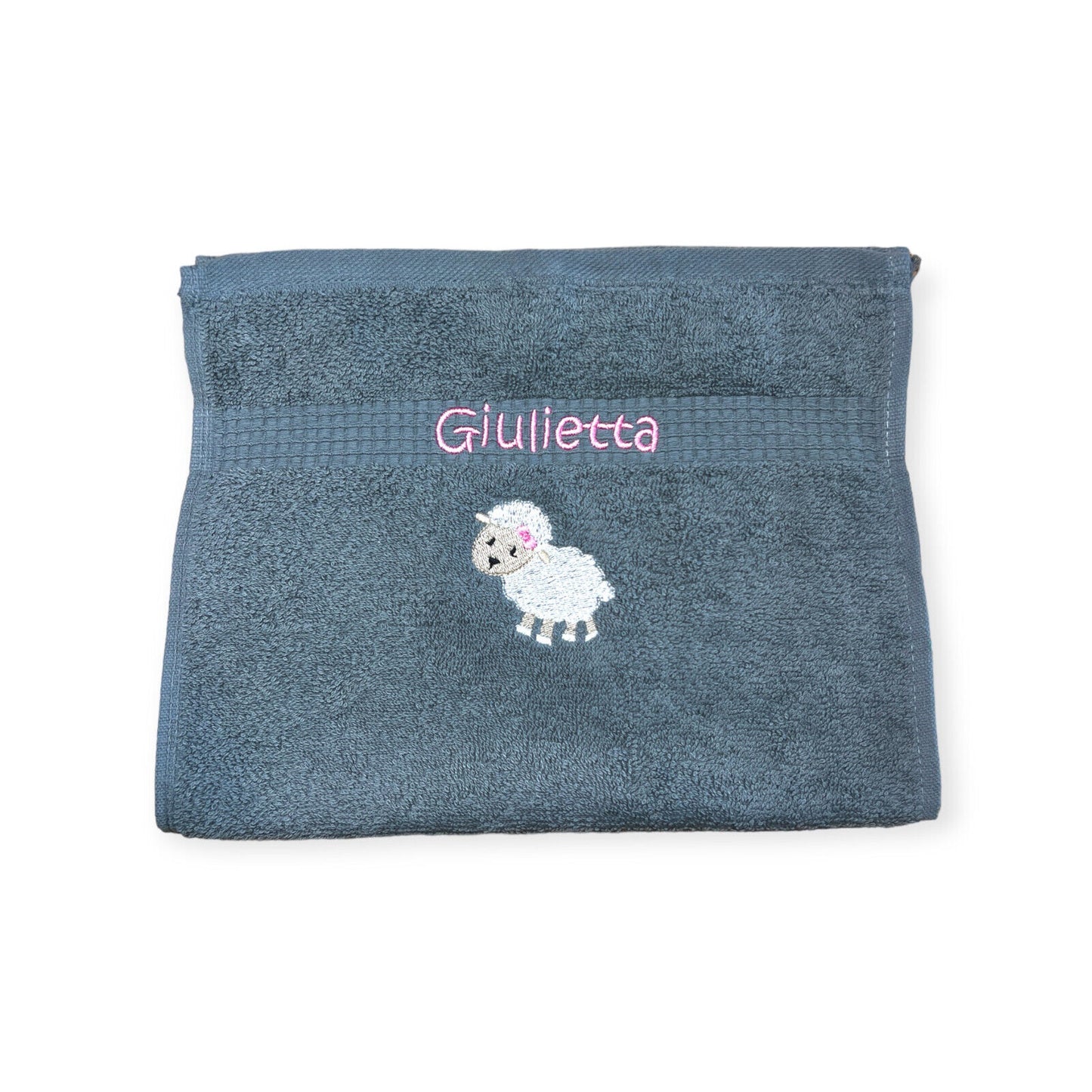Kinder Handtuch mit Name und Motiv 30x50 cm Kita Kindergarten oder für Unterwegs