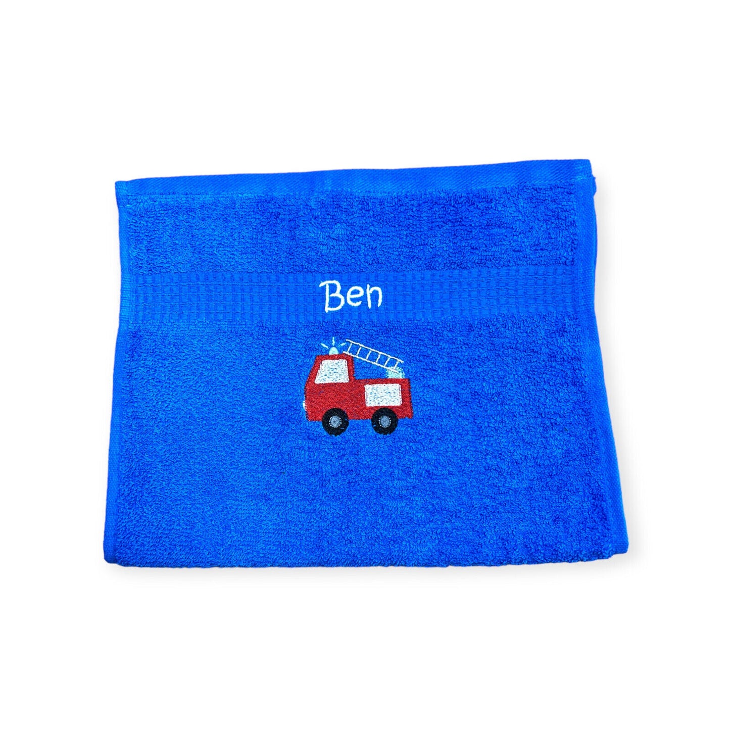 Kinder Handtuch mit Name und Motiv 30x50 cm Kita Kindergarten oder für Unterwegs