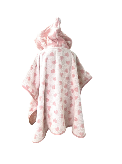 Emmi Esel Girl Badeponcho mit Name personalisiert, rosa, Sterntaler, Badehandtuch