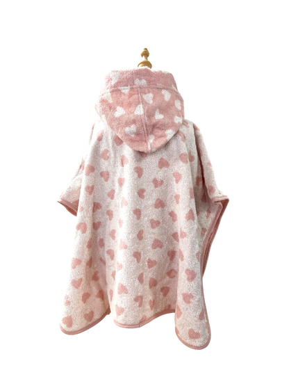 Emmi Esel Girl Badeponcho mit Name personalisiert, rosa, Sterntaler, Badehandtuch