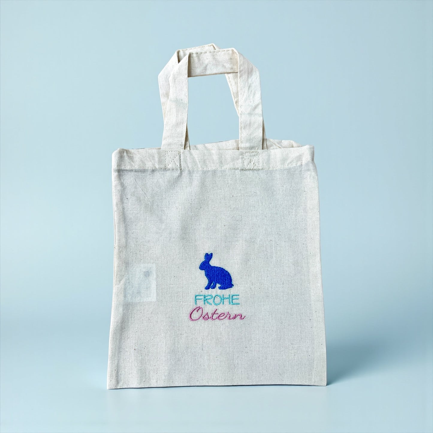 Kleine Ostertasche, personalisierbar, 100% Baumwolle, Osternest, Geschenkverpackung