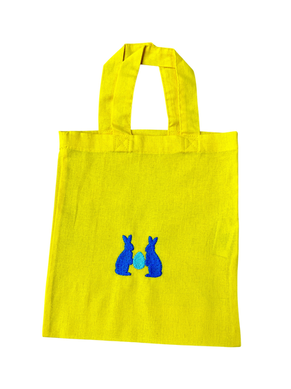 Kleine Ostertasche, personalisierbar, 100% Baumwolle, Osternest, Geschenkverpackung