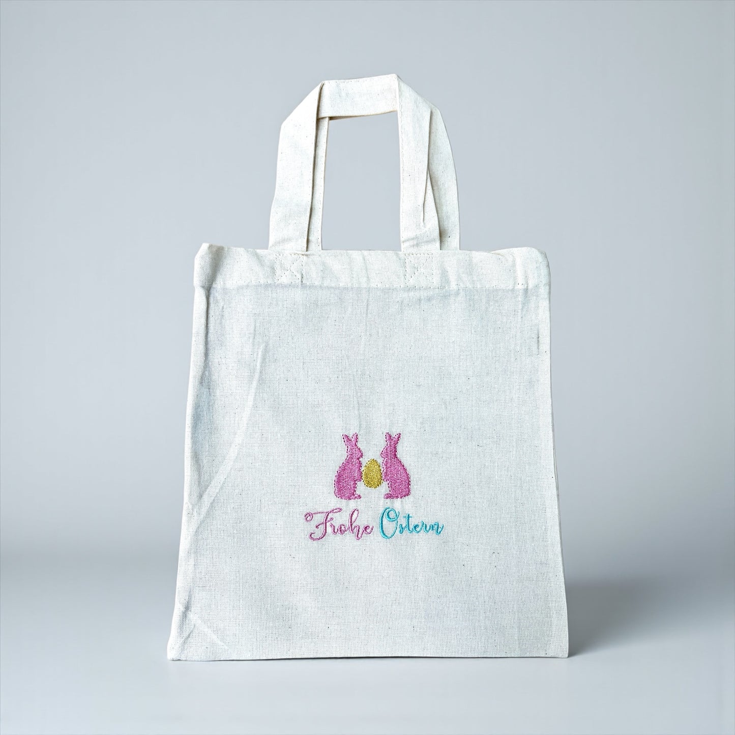 Kleine Ostertasche, personalisierbar, 100% Baumwolle, Osternest, Geschenkverpackung