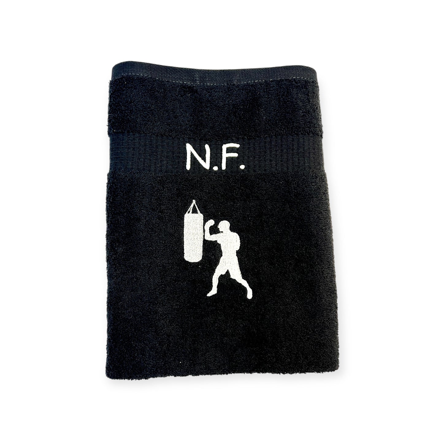 Boxer Handtuch mit Name Handtücher Sauna Wellness Duschtuch Strand baden Sport