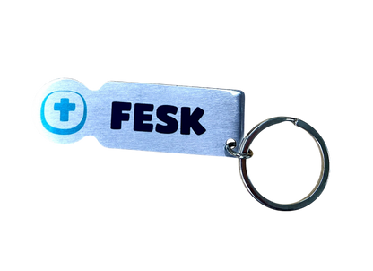FESK Schlüsselanhänger / Einkaufswagenlöser „Lieblingsplatz Schule"