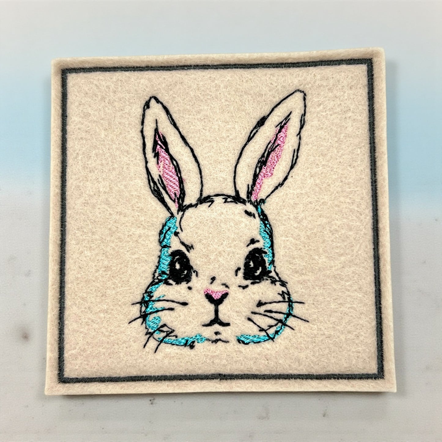 Oster Glasuntersetzer bestickt aus Filz verschiedene Motive