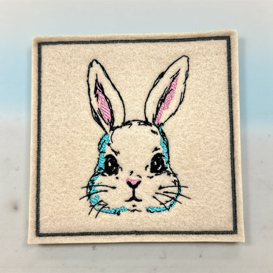 Oster Glasuntersetzer bestickt aus Filz verschiedene Motive