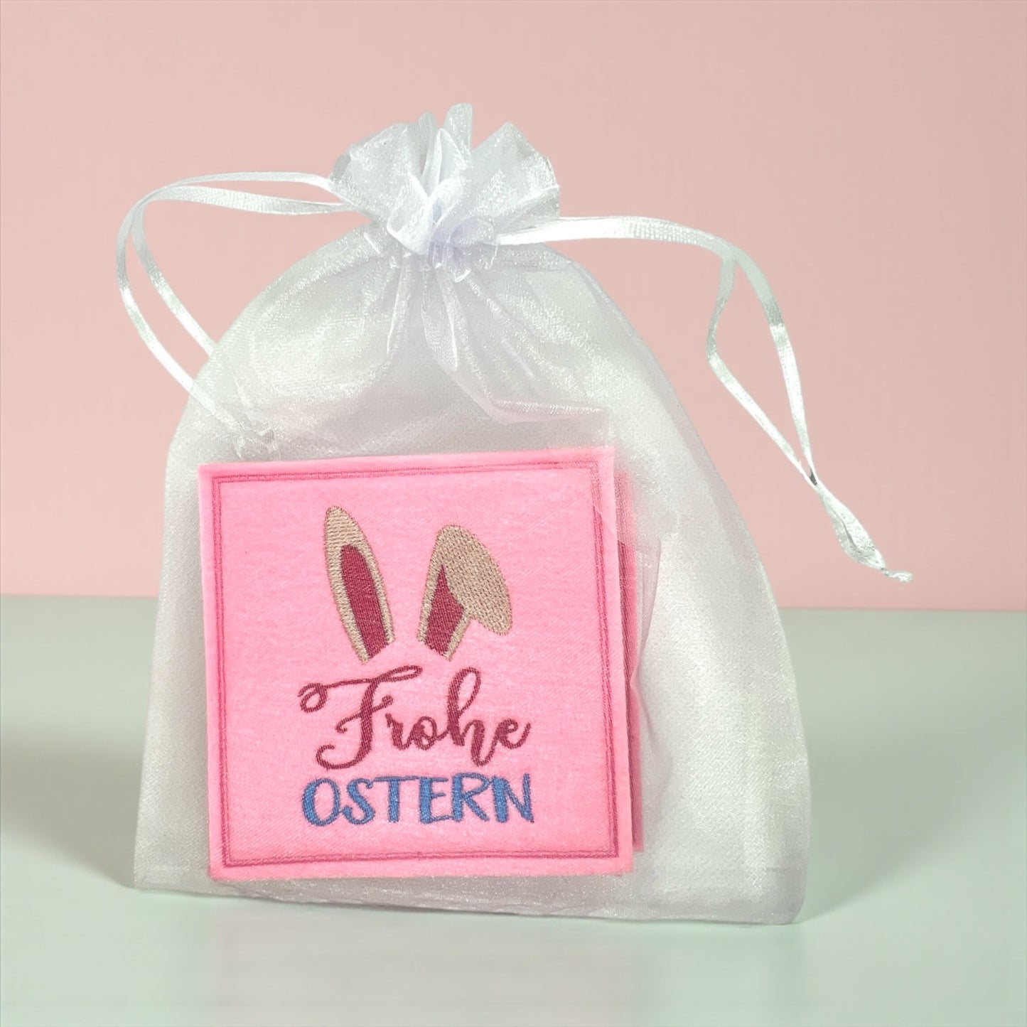 Oster Glasuntersetzer bestickt aus Filz verschiedene Motive