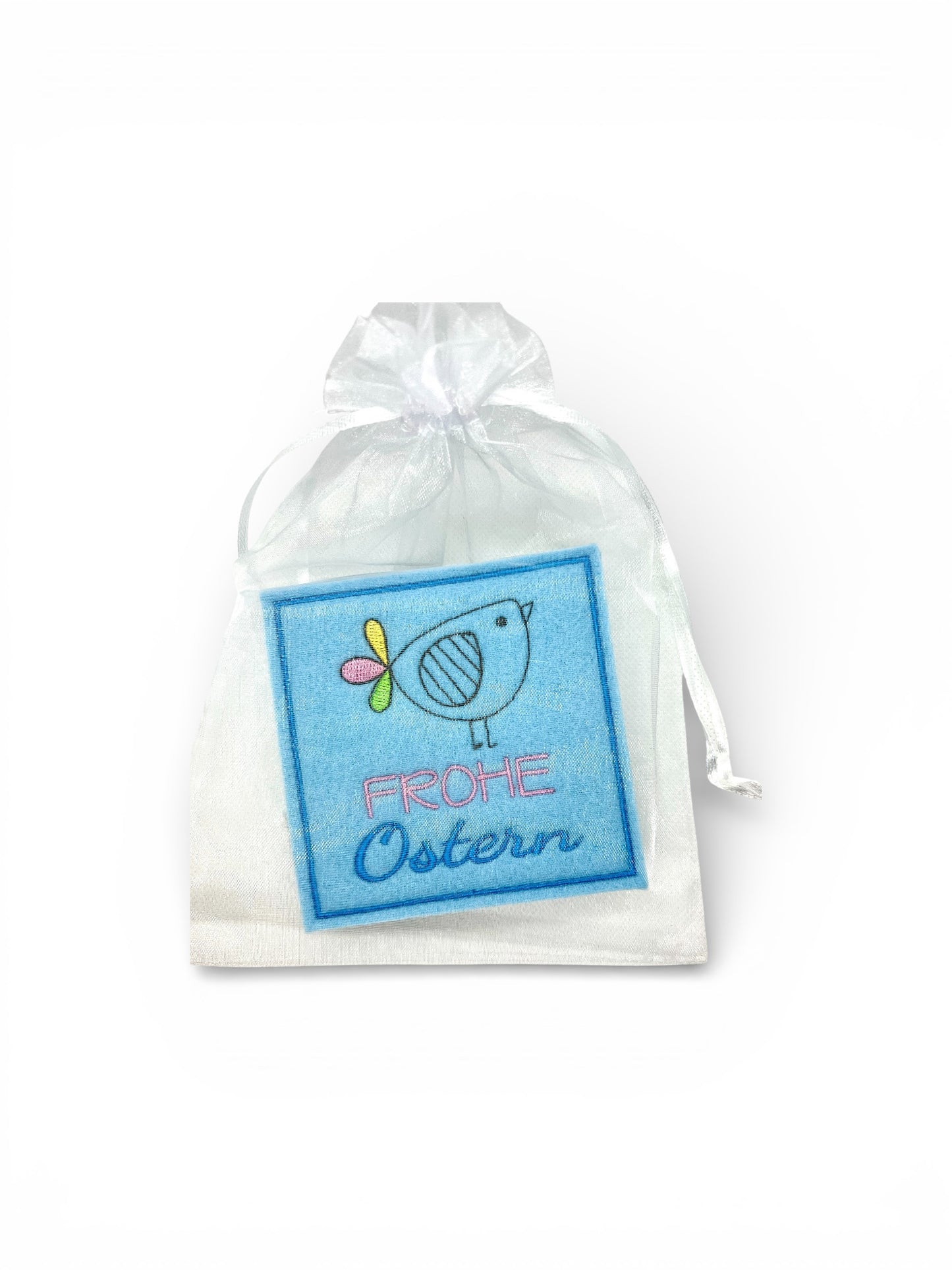 Oster Glasuntersetzer bestickt aus Filz verschiedene Motive