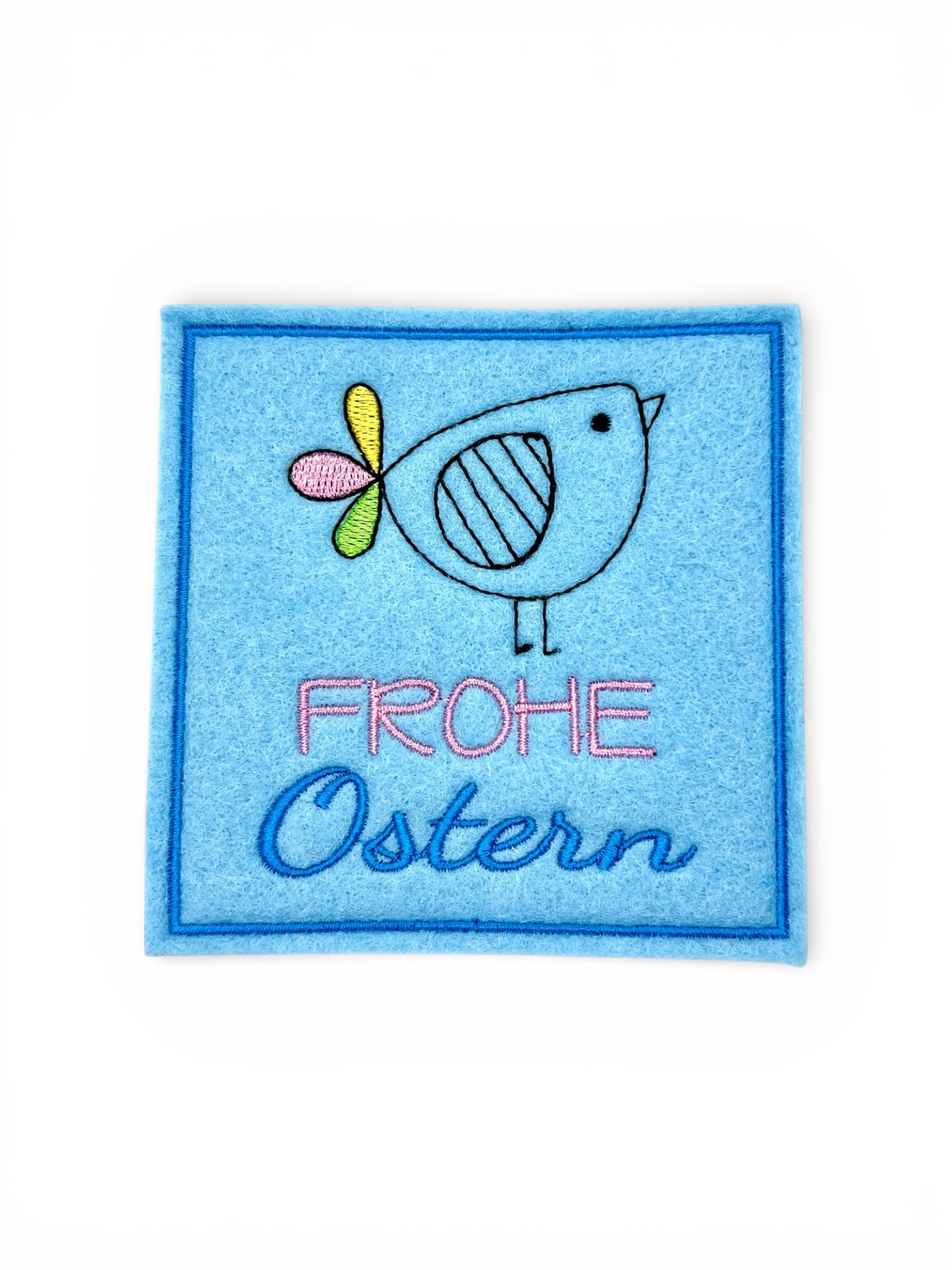 Oster Glasuntersetzer bestickt aus Filz verschiedene Motive