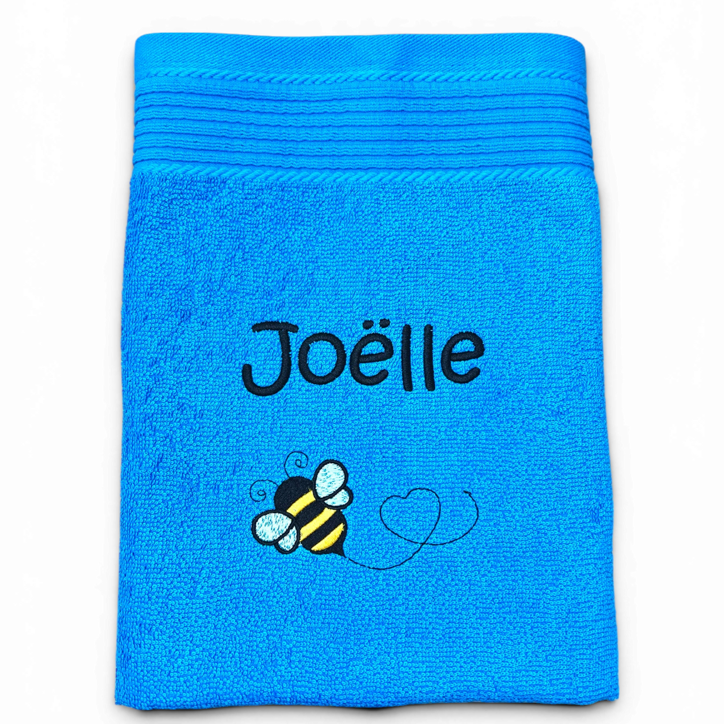 Bienen Handtuch mit Name Geschenk Kinder