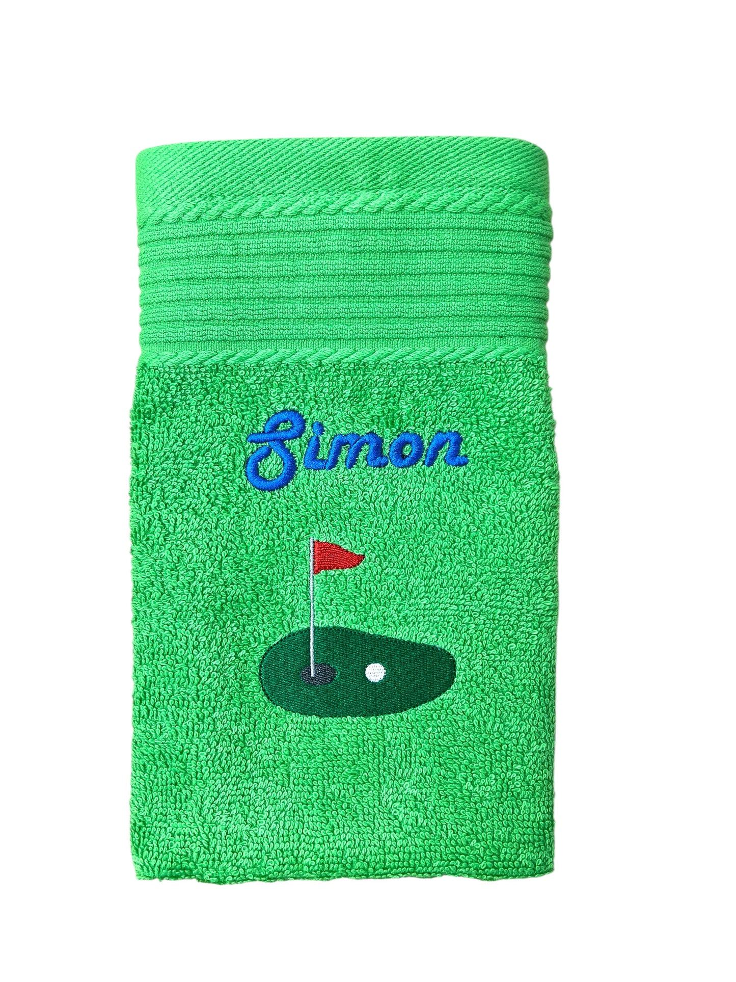 Golf Handtuch mit Name, Handtuch, Sauna, Wellness, Duschtuch, Geschenk