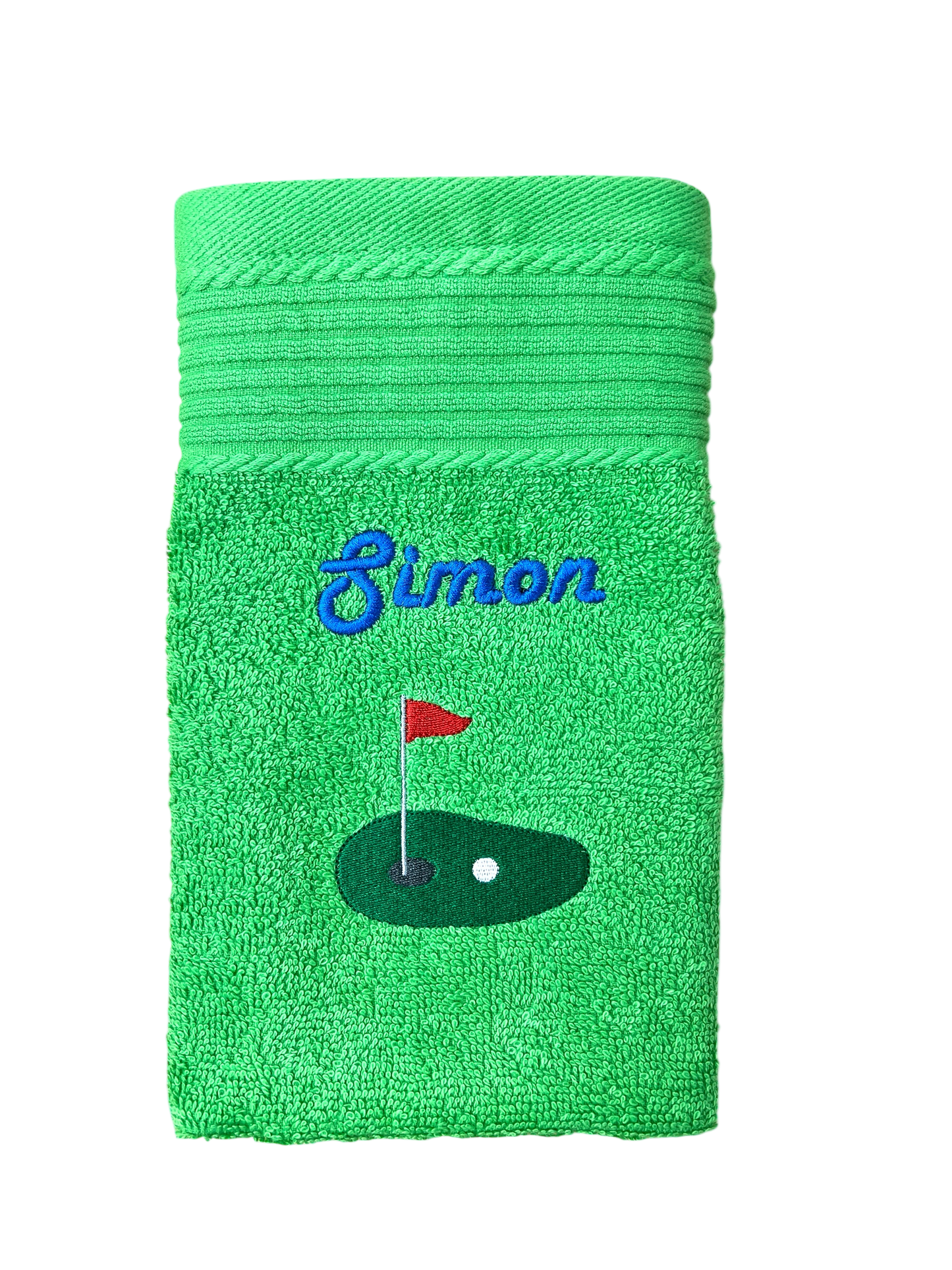 Golf Handtuch mit Name, Handtuch, Sauna, Wellness, Duschtuch, Geschenk