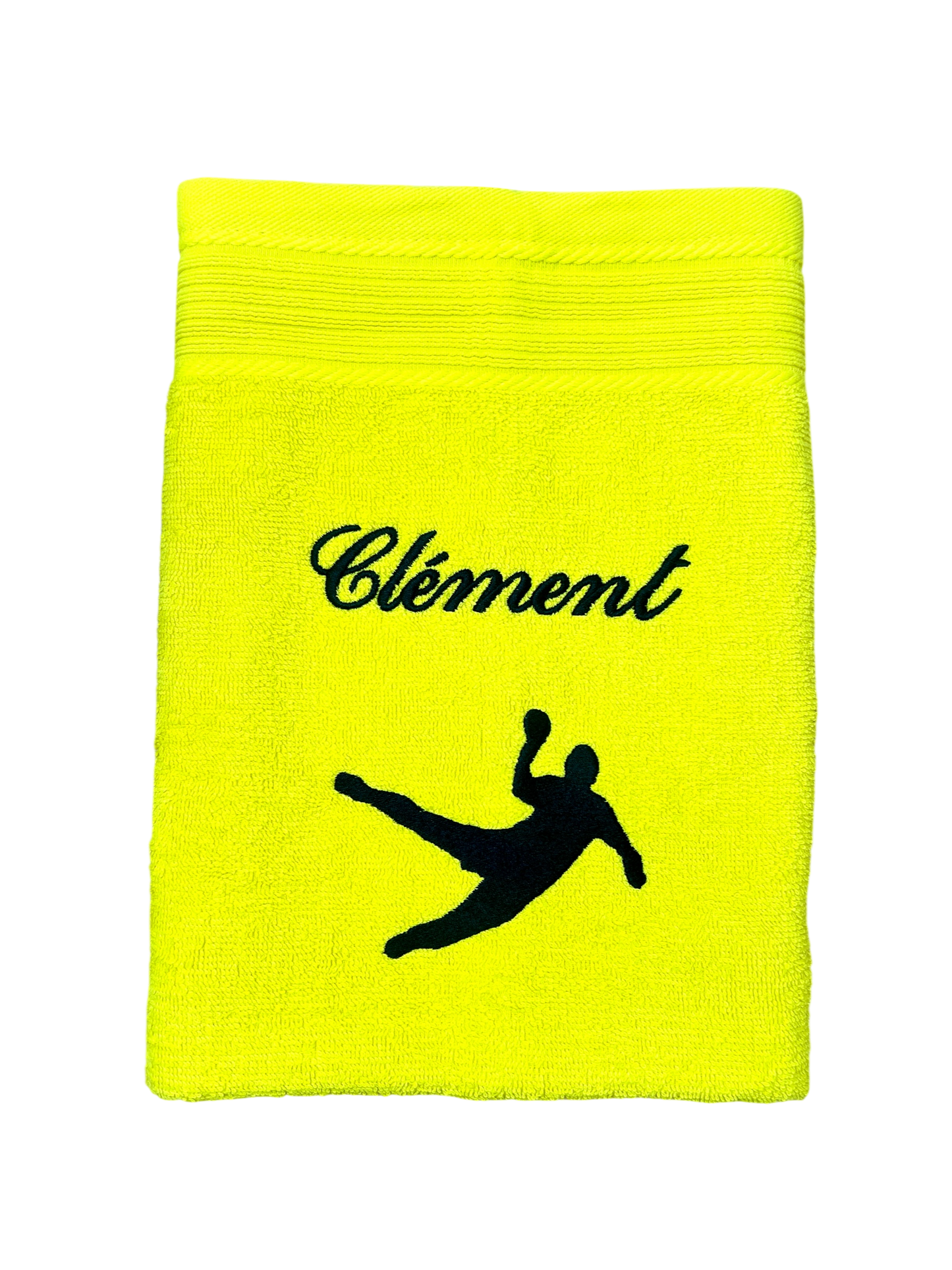 Handballer Handtuch mit Name, Duschtuch, Gästehandtuch, Saunahandtuch, schöne Farben