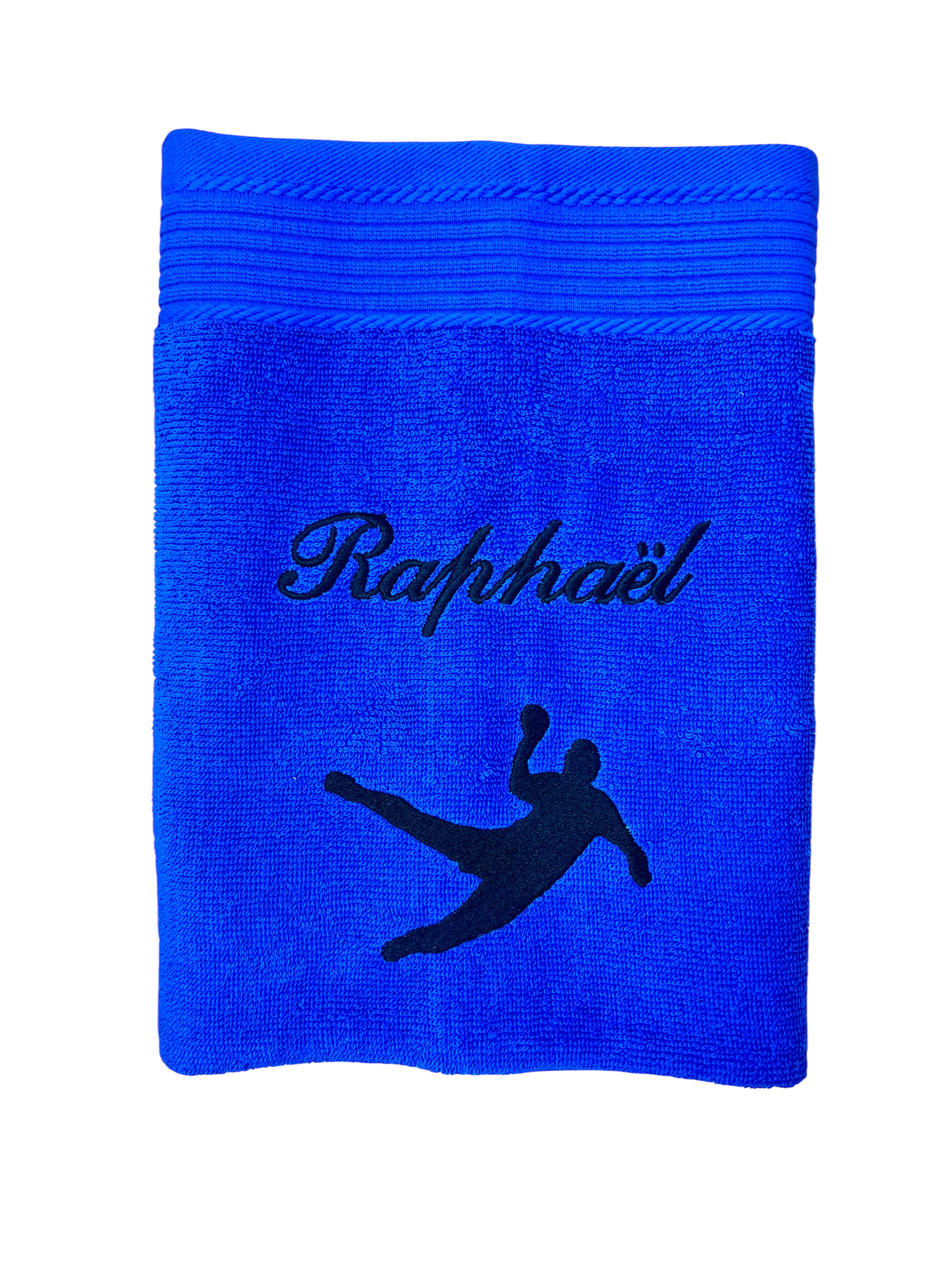 Handballer Handtuch mit Name, Duschtuch, Gästehandtuch, Saunahandtuch, schöne Farben