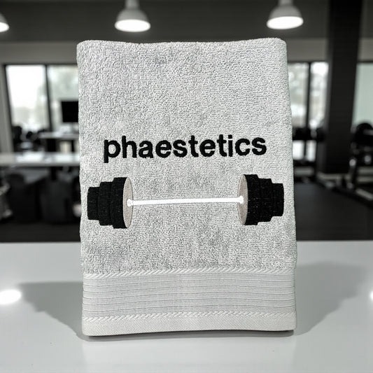 Hantelstange / Gewichtheben Handtuch mit Name, Handtuch, Sauna, Wellness, Duschtuch, Geschenk
