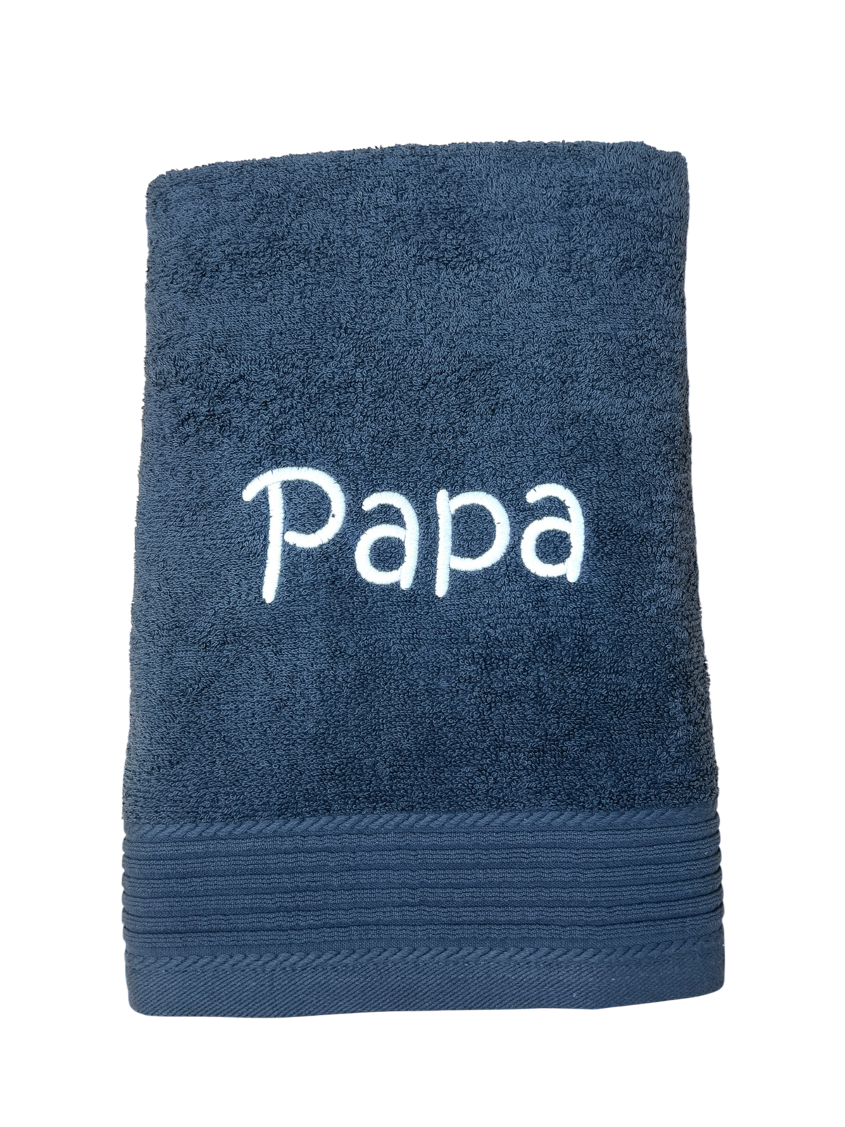 Handtuch mit Namen bestickt 50x100 cm – Personalisiertes Handtuch aus 100% Baumwolle – Namenshandtuch