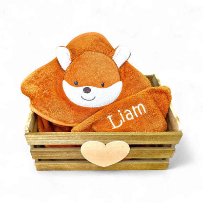 Kapuzenhandtuch Fuchs Filou von Sterntaler 100x100 cm, personalisierbar mit Name