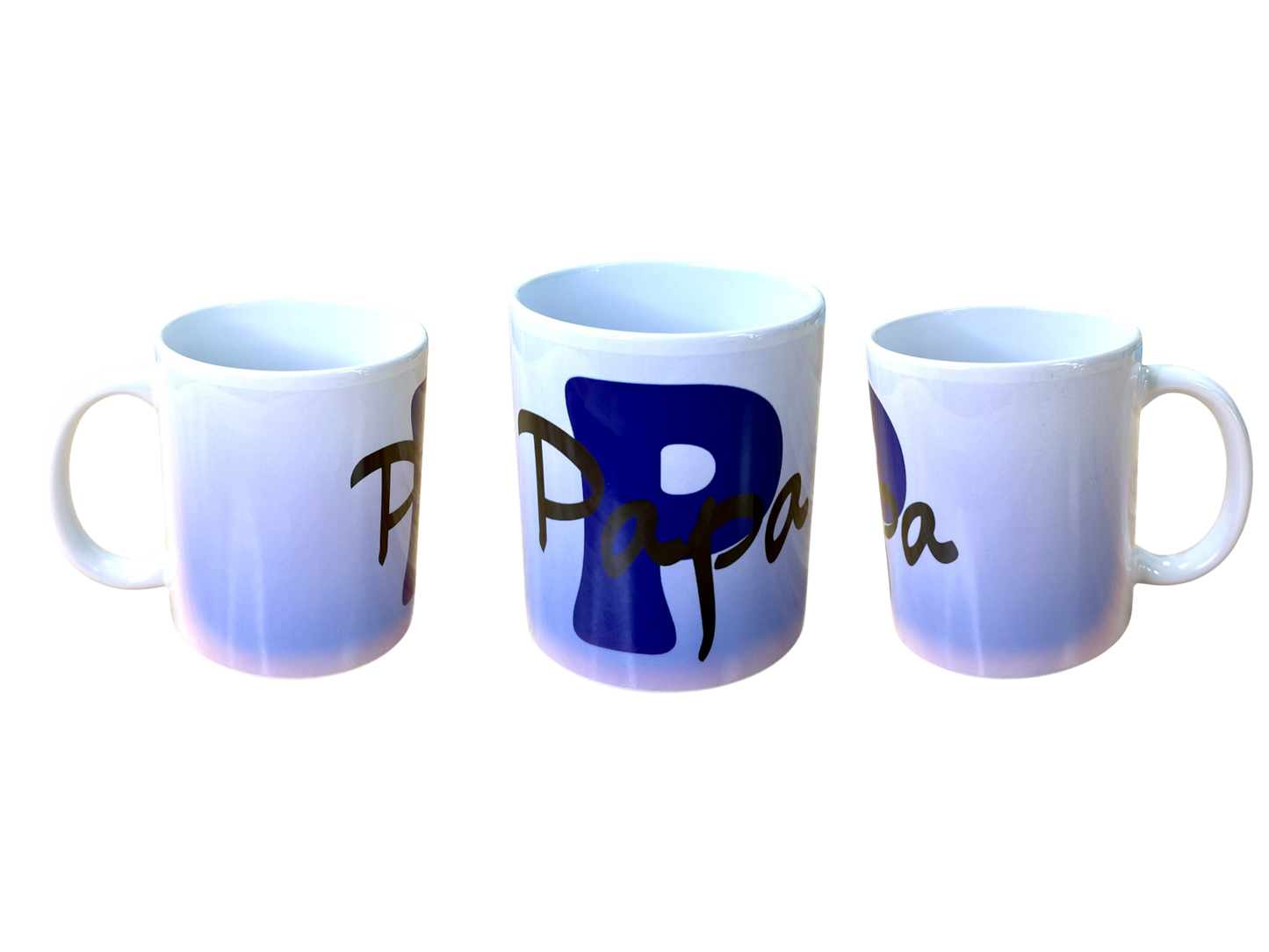 Personalisierte Keramiktasse mit Wunschname oder Wunschwort – individuelles Initialen-Design
