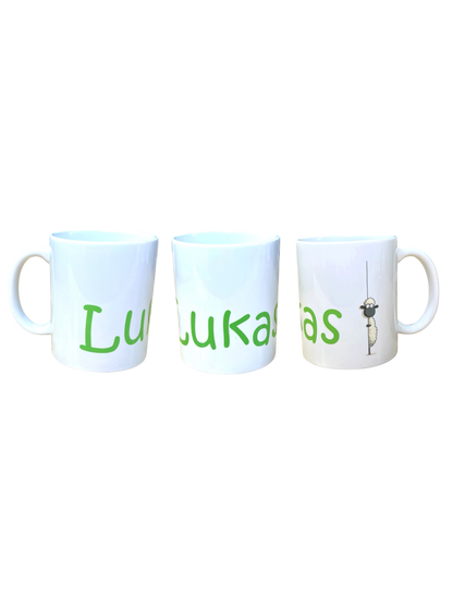 Personalisierte Keramiktasse mit süßem Tiermotiv & Wunschnamen – individuell bedruckt in Kirchheim unter Teck