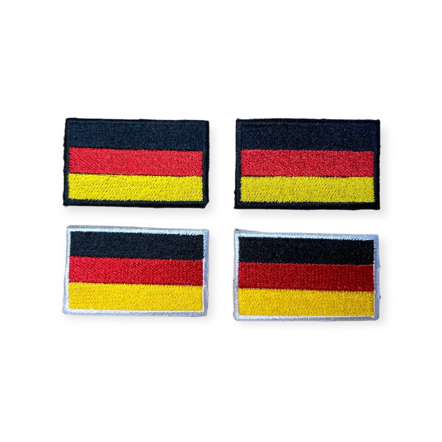 Deutschlandflagge 3x5 cm zum aufbügeln, gestickt