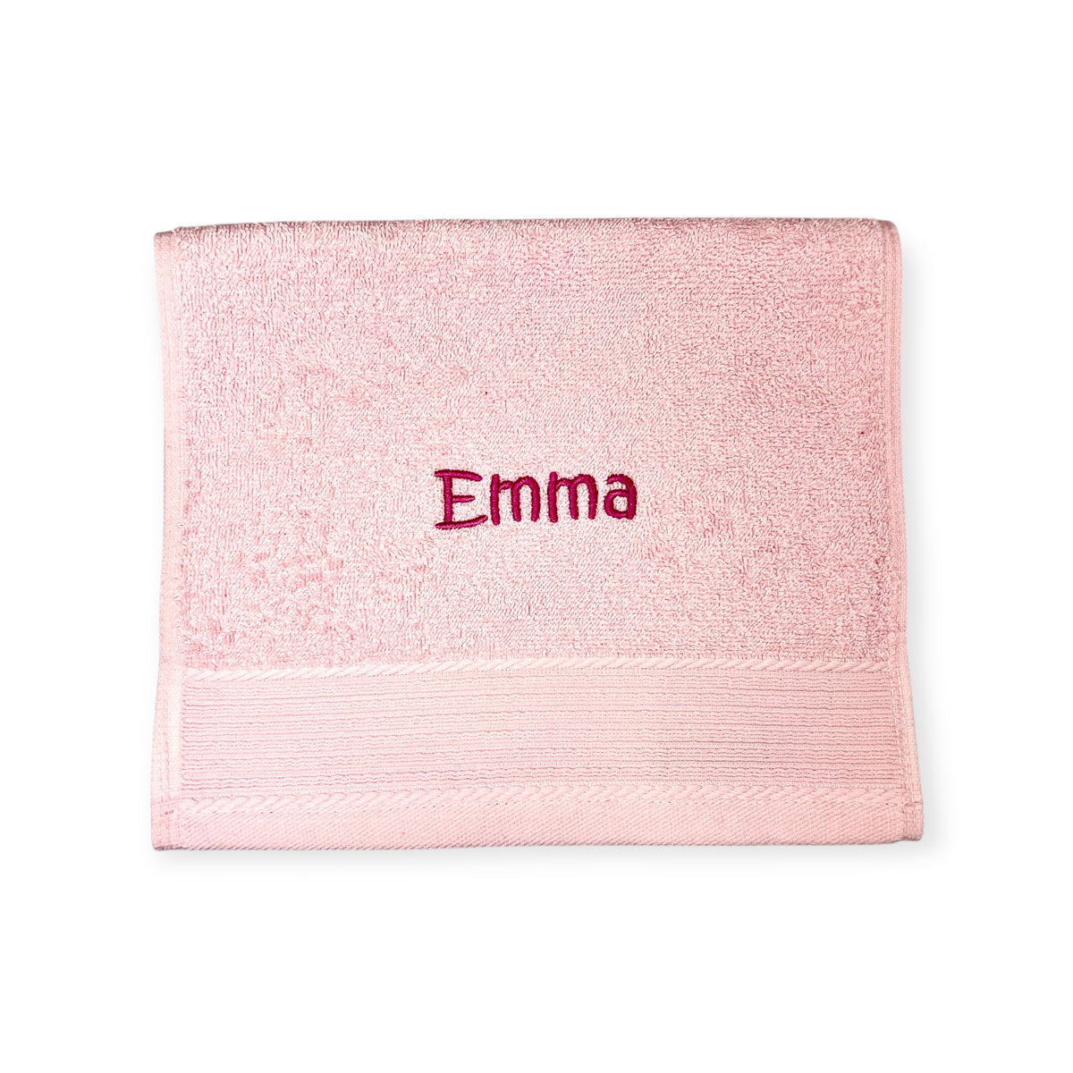 Handtuch mit Namen bestickt 50x100 cm – Personalisiertes Handtuch aus 100% Baumwolle – Namenshandtuch