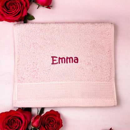 Kinder Handtuch mit Name 30x50 cm Kita Kindergarten oder für Unterwegs