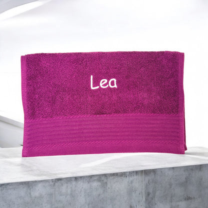 Kinder Handtuch mit Name 30x50 cm Kita Kindergarten oder für Unterwegs