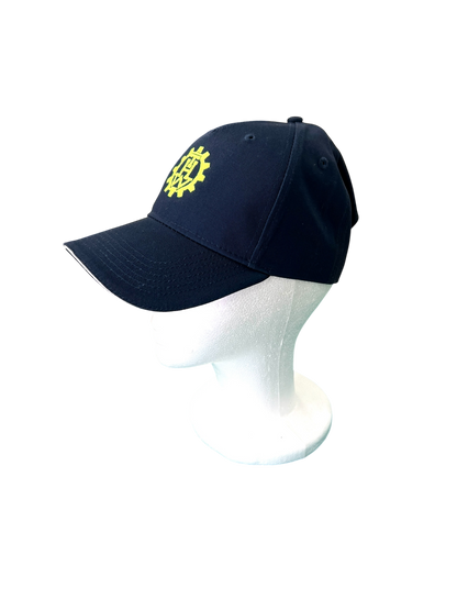 THW Kappe, Marineblau mit Zahnkranz-Logo, Verstellbar
