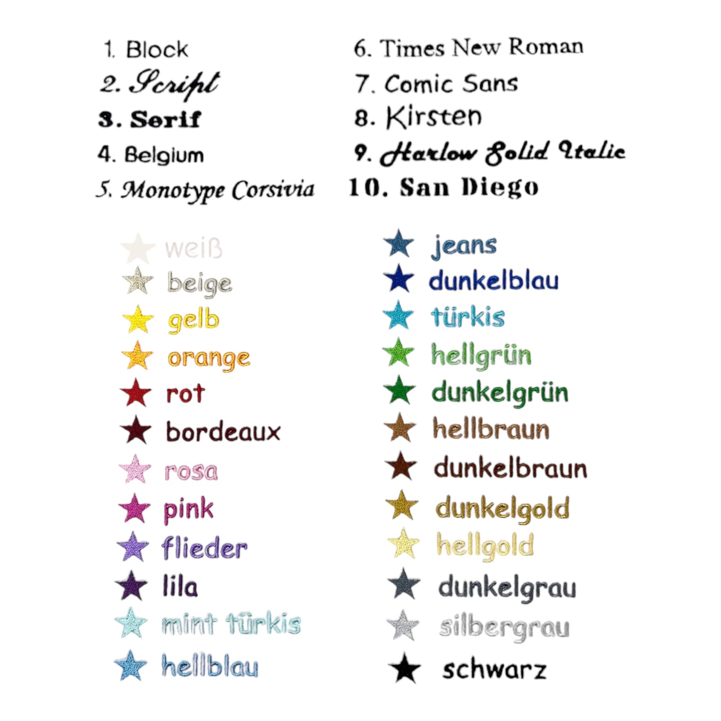 Waschlappen Emmi Esel blau, Sterntaler mit Namen personalisierbar