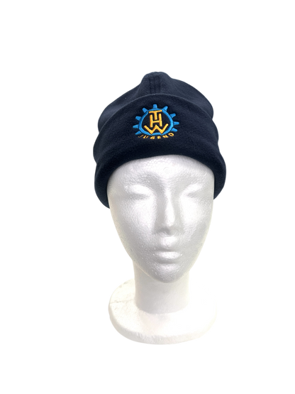 THW Jugend Fleece-Mütze, marineblau, bestickt - personalisierbar