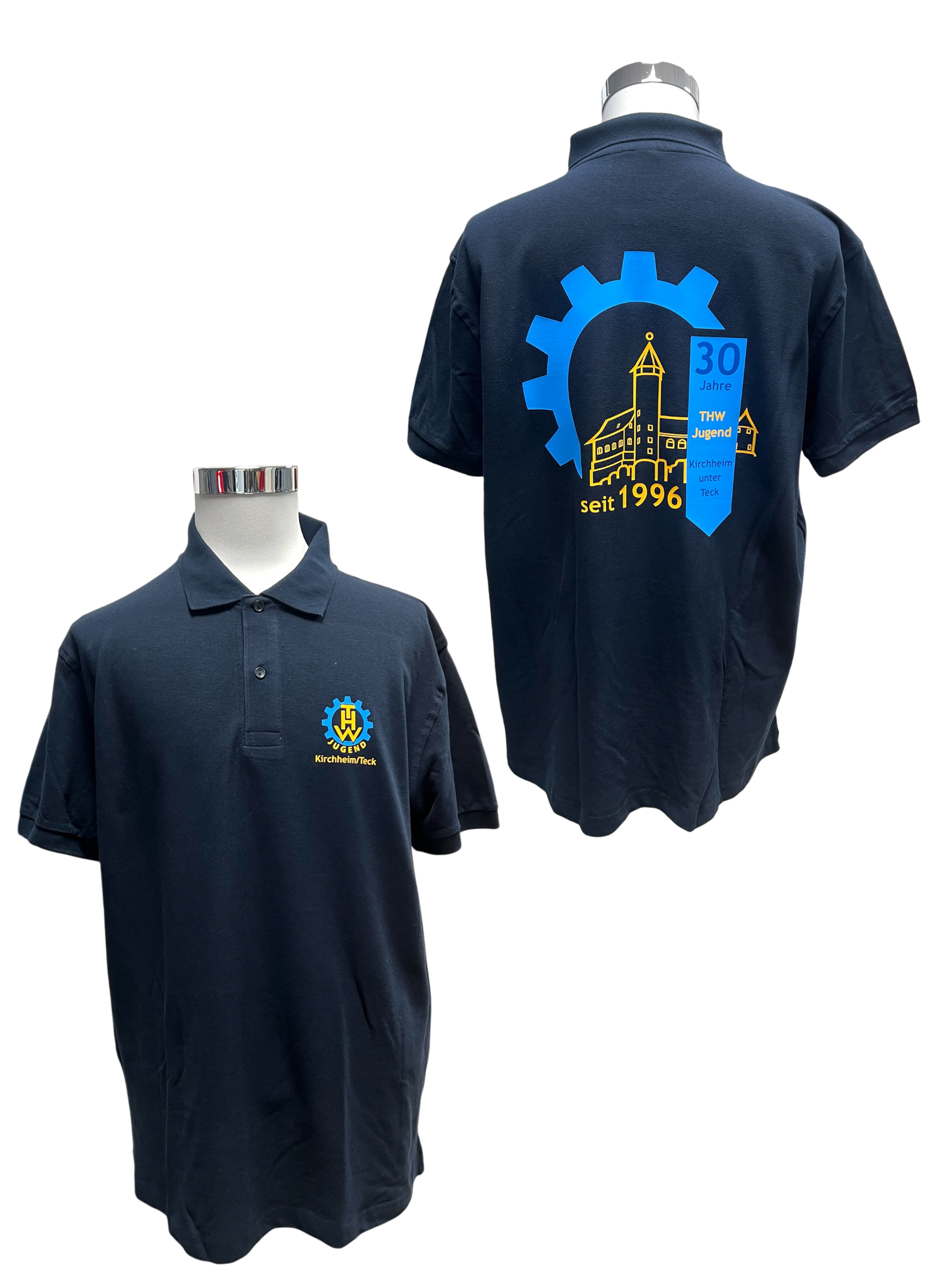 THW-Jugend Polo-Shirt Kirchheim Merch - 30 Jahre Edition