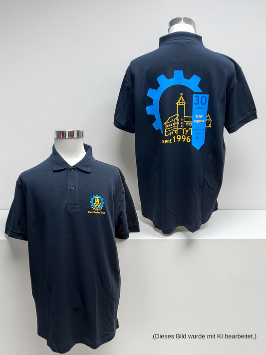 THW-Jugend Polo-Shirt Kirchheim Merch - 30 Jahre Edition